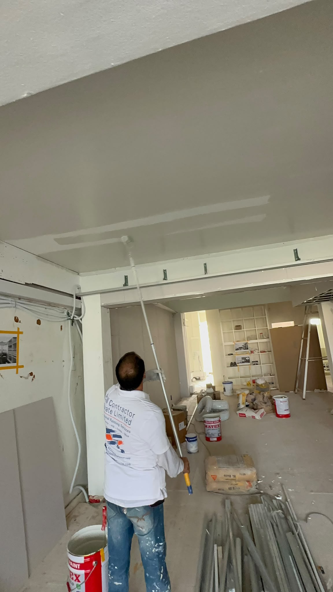 ceiling painting and maintenance work in Singapore